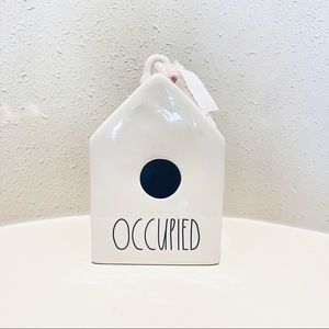 Rae Dunn “Occupied “ Birdhouse OS NWT